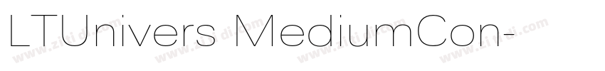 LTUnivers MediumCon字体转换